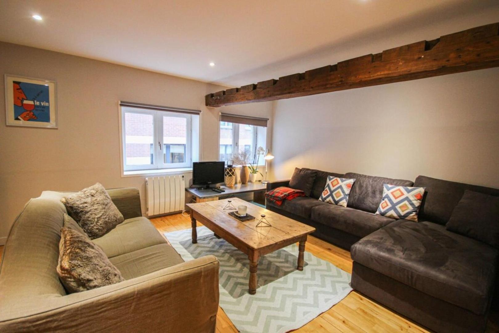 Ferienwohnung Duplex In The Heart Of Old Lille Terrace + Parking Exterior foto