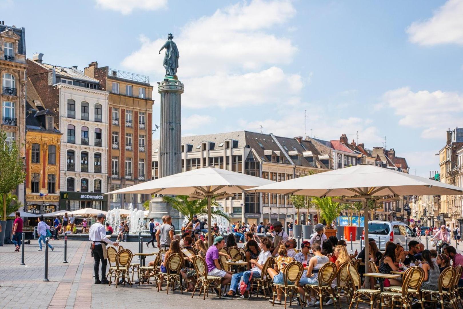 Ferienwohnung Duplex In The Heart Of Old Lille Terrace + Parking Exterior foto